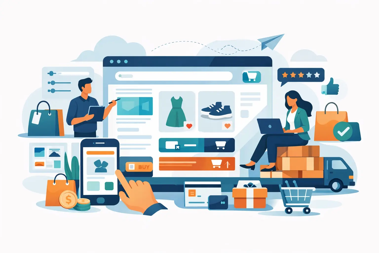 Moxy Web - UX dizajn spletne trgovine, ki prodaja